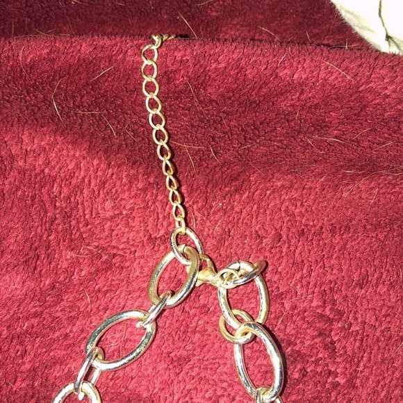 VINTAGE Animal print silver tone choker, older piece still looks new - Picture 8 of 9